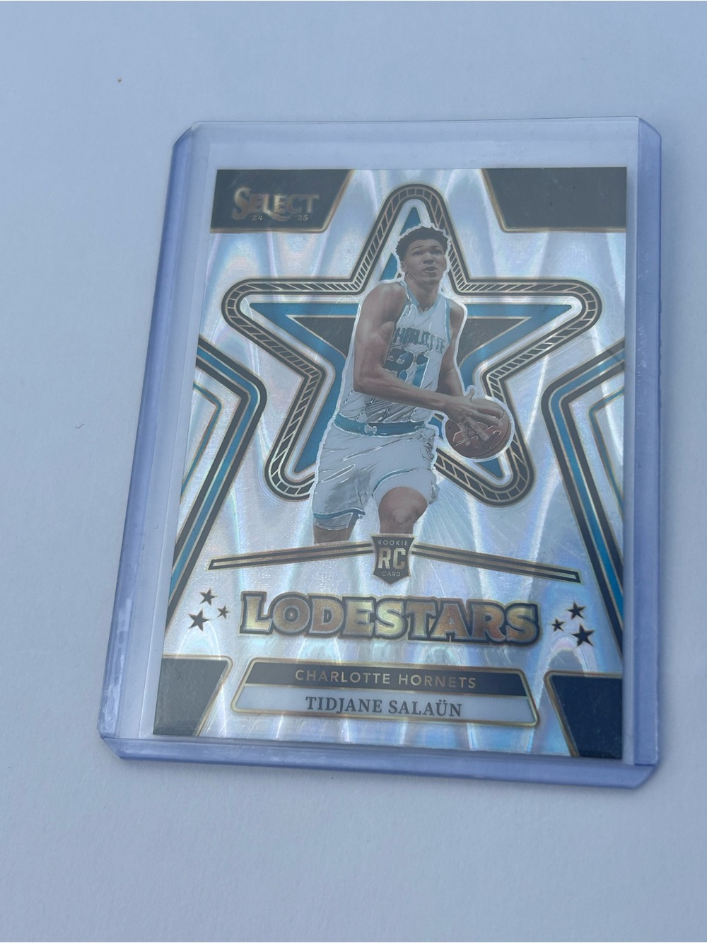 Select Lodestars Rookie Card Tidjane Salaun - Charlotte Hornets - Blue/White